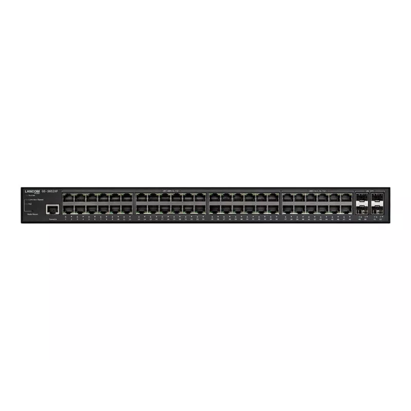 LANCOM GS-3652XP Managed L3 2.5G Ethernet (100/1000/2500) Power over Ethernet (PoE) 1U nero