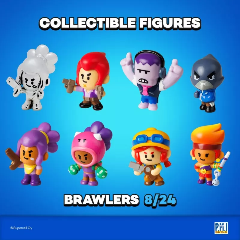 BRAWL STARS S1 FIGUREN – confezione da 8 DELUXE BOX VER.C