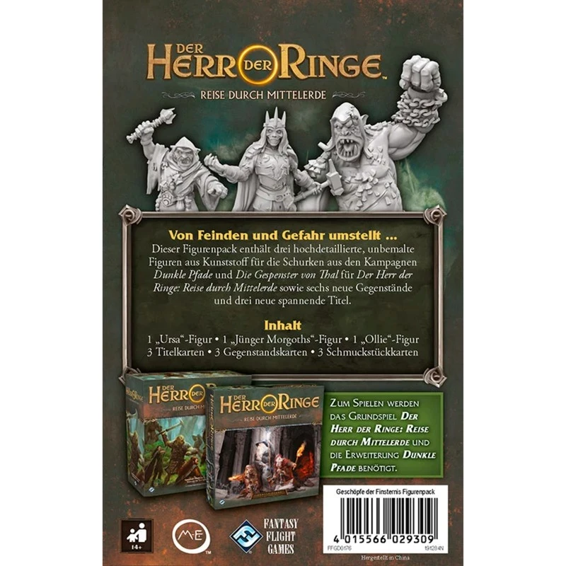 Asmodee Il Signore degli Anelli: Viaggi nella Terra di Mezzo - Creature dell'Oscurità espansione