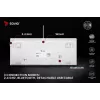 SAVIO PHENIX WHITE tastiera meccanica wireless, Gateron Red Pro, ABS