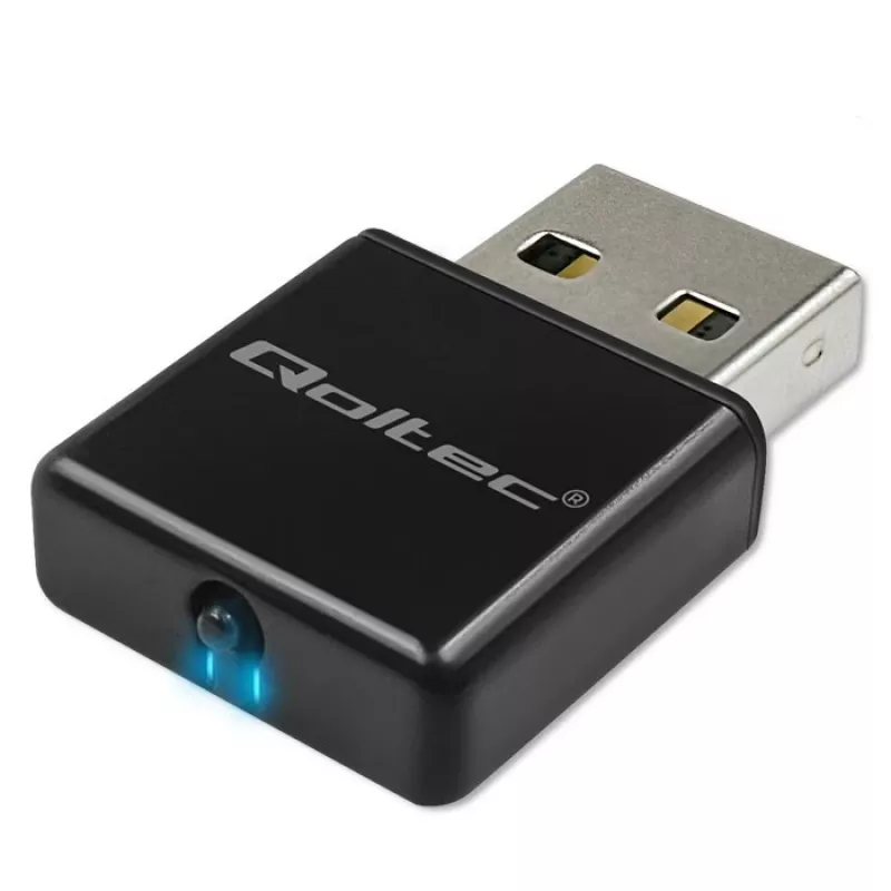 Adattatore USB Wi-Fi QOLTEC NANO 56986 — Mini-N, USB 2.0, 802.11n