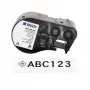 Brady M4C-1000-422 etichette in poliestere, nero su bianco, 25,4 mm x 7,62 m