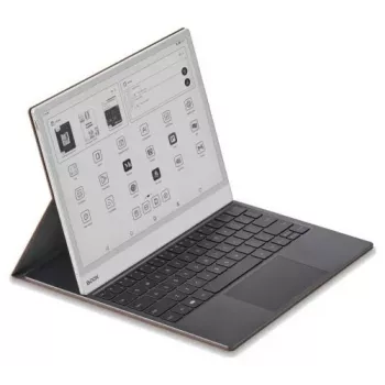 Custodia con tastiera per Onyx Boox Note Max e Tab X C — pellicola protettiva marrone con tastiera integrata