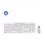 CHERRY Stream Desktop tastiera mouse inclusi ufficio RF wireless QWERTZ tedesca bianco
