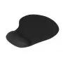 Tappetino mouse IB0X IMP003 con poggiapolsi, nero, 190×230 mm