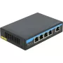 Switch di rete DeLOCK 87764 Gigabit Ethernet PoE nero