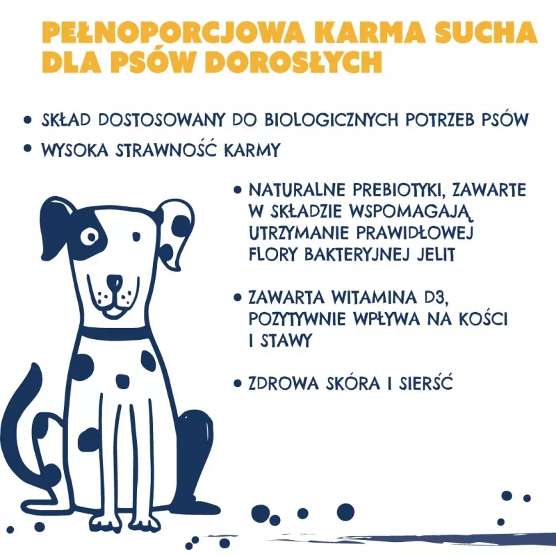 TEO ricco di pollame - cibo secco per cani - 9kg