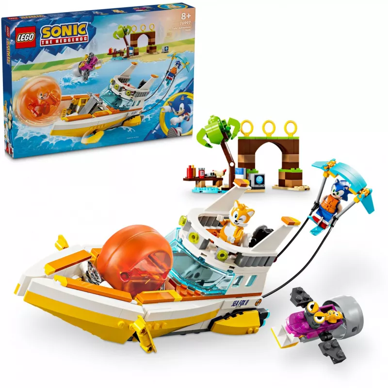 LEGO Sonic the Hedgehog La barca avventurosa di Tails set giocattolo 76997