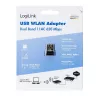 Adattatore WLAN USB wireless, 11ac, 650 Mbit