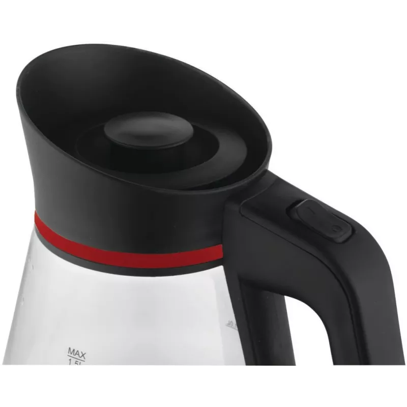 Bollitore PRIME3 1,5 L 2200 W rosso trasparente