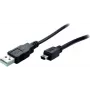 Cavo USB ShiverPeaks BS77163 3 m USB 2.0 A a Mini-B nero