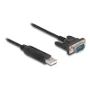 DeLOCK adattatore USB 2.0 su seriale RS-232 50 cm FTDI nero