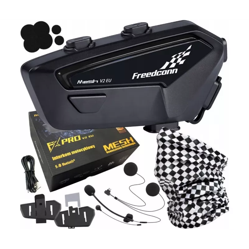 FreedConn FX Pro V2 EU MESH interfono per moto
