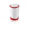 Taglia alimenti manuale Leifheit 03046 — corpo in ABS, piedini antiscivolo, rosso/bianco