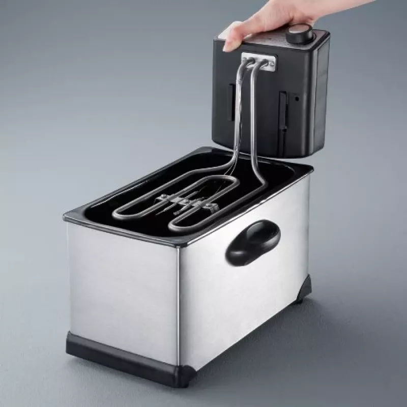 Friggitrice Severin FR 2431 Single 3 L 2000 W acciaio inox