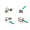 DeLOCK Modulo Keystone 88120 piatto RJ-45 grigio 10 pezzi