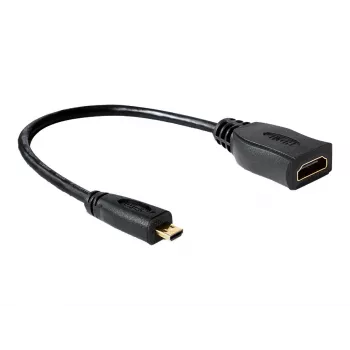 Cavo HDMI DeLOCK 65391 0,23m Type A su Type D nero