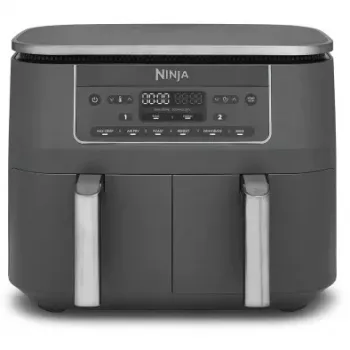 SharkNinja Ninja DZ300EU, friggitrice ad aria, 7,6 l, 3,2 kg, 240 °C, doppia camera, grigia