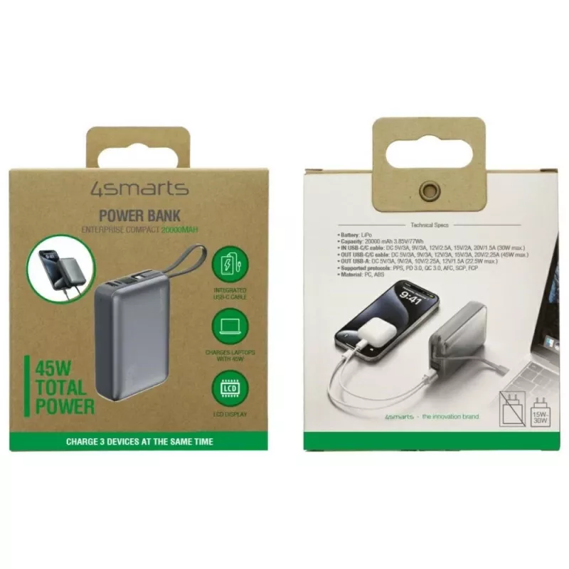 Powerbank portatile 4smarts 541409 20000 mAh