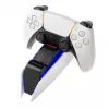 Base di ricarica FIXED FIXPS5-DCC-BW per PlayStation 5 con filo nero bianco