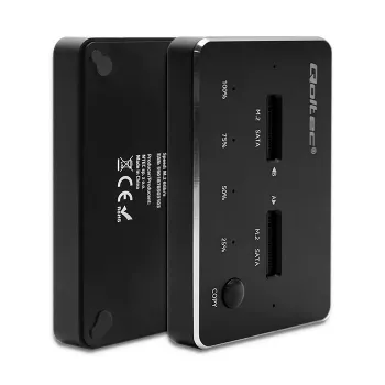 Docking station Qoltec 50310 per 2x SSD M.2 SATA NGFF USB Type-C