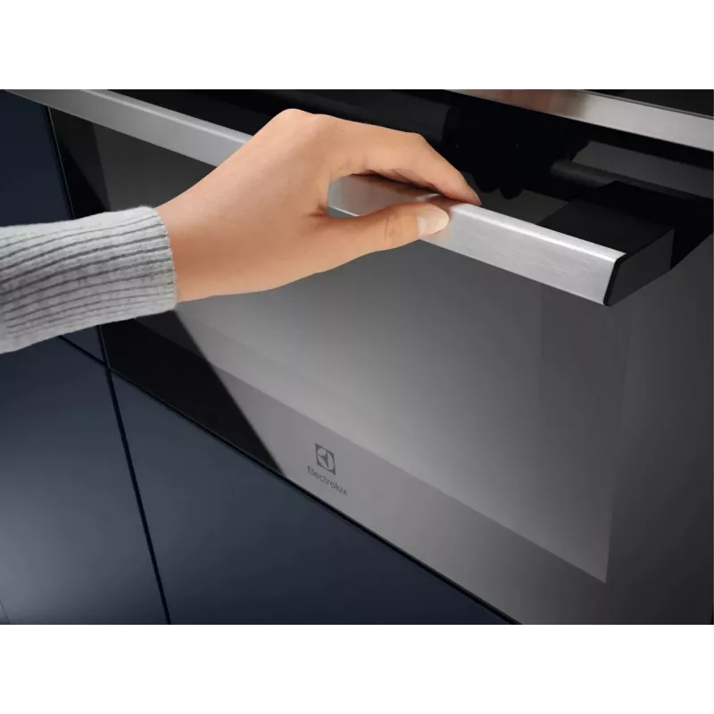 Electrolux EVL6E49X forno compatto da incasso con funzione microonde, 44 l, altezza 45,5 cm, nero/acciaio inox