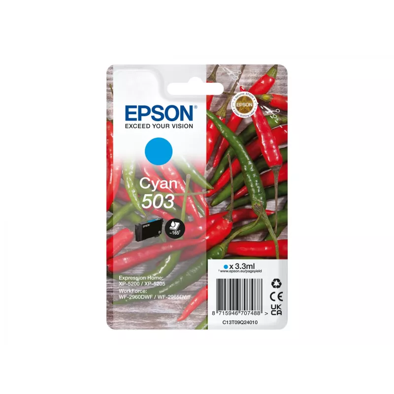 Epson 503 cartuccia toner 1 pz. originale standard ciano