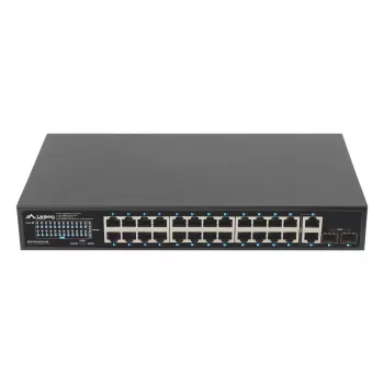 Switch unmanaged Lanberg RSGE-24P-2GE-2S-250 24 porte montaggio rack