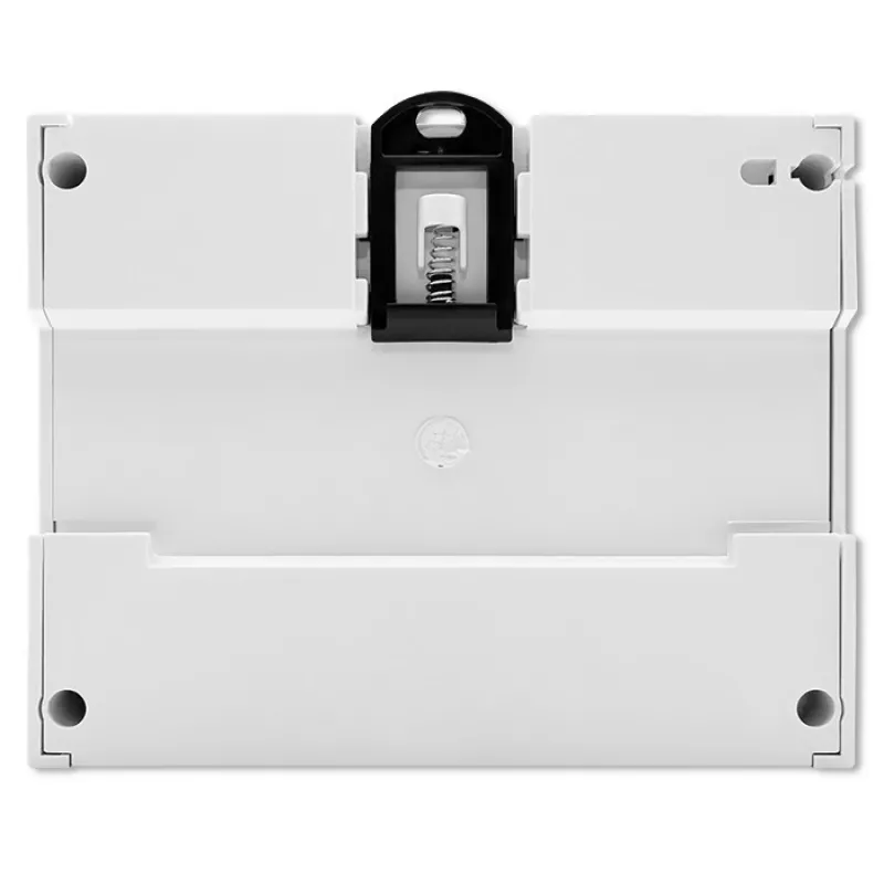Contatore elettronico bidirezionale trifase Qoltec | Contatore di consumo energetico per guida DIN | 400V | 100A | LCD | 4P