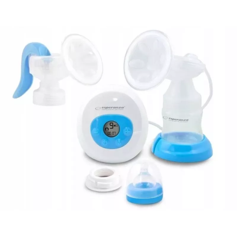 Tiralatte ESPERANZA ECM003B elettronico 150 ml, display integrato, blu/bianco, 100–240 V AC