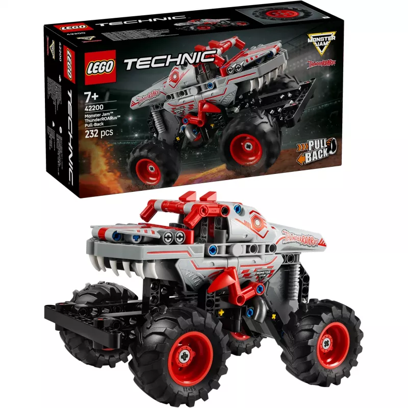 LEGO TECHNIC 42200 Monster Jam™ ThunderROARus™ con motore a ritorno