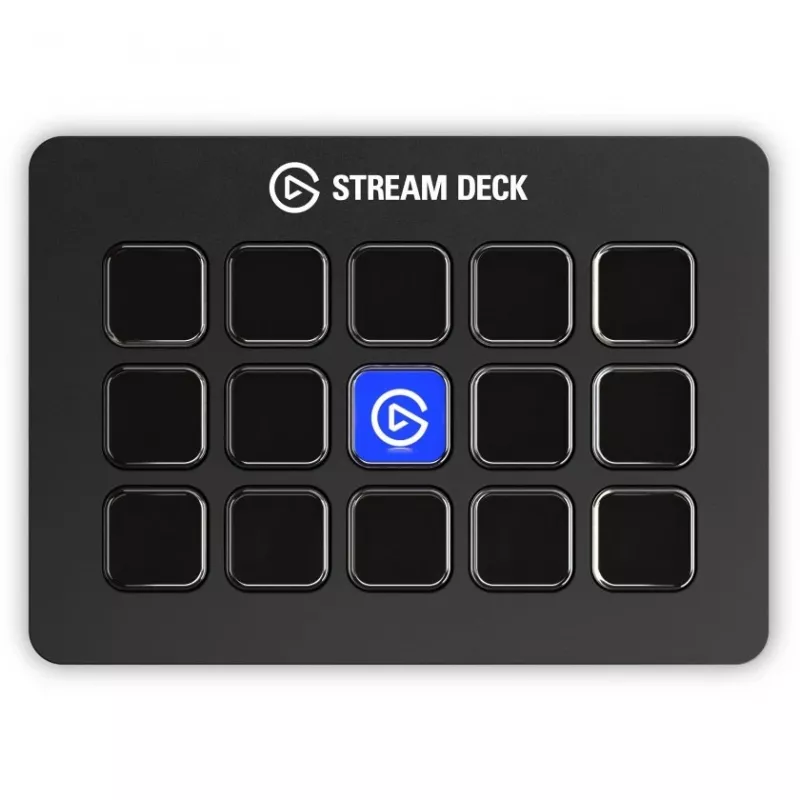 Elgato Stream Deck MK.2 – Pannello di controllo USB personalizzabile con 15 tasti classici, nero