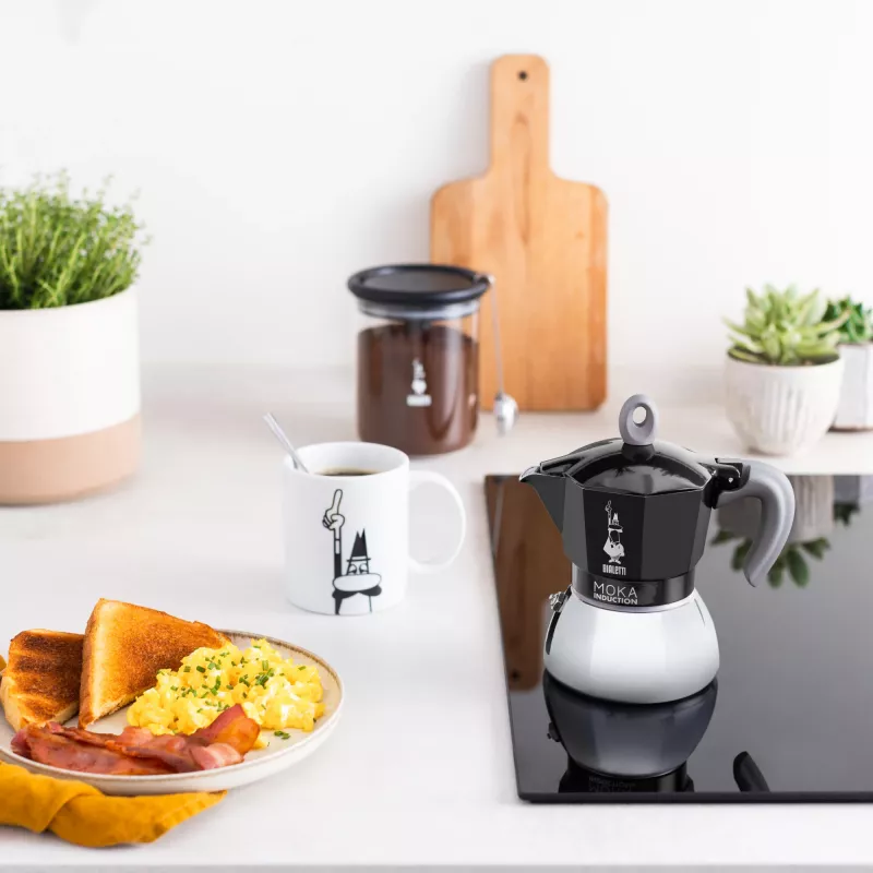 Bialetti Moka Induction Caffettiera moka 2 tazze