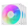 DeepCool FD12 ARGB WH R-FD12-WHAPN3-G ventole per case, 120 mm, 3 pezzi, bianche