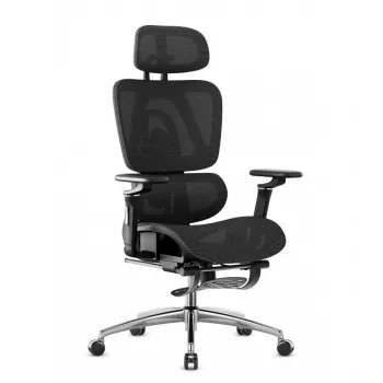 Sedia da ufficio mark adler Expert 7.9 nero – sedia girevole ergonomica, tessuto nero, modello MA-EXPERT 7.9 nero