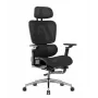 Sedia da ufficio mark adler Expert 7.9 nero – sedia girevole ergonomica, tessuto nero, modello MA-EXPERT 7.9 nero