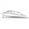 Sharkoon OfficePal K30W bianco layout DE Rubberdome