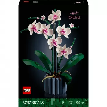 LEGO 10311 Icons Orchidea pianta artificiale set da costruzione con fiori complemento d'arredo per adulti collezione botanica regalo per moglie o marito
