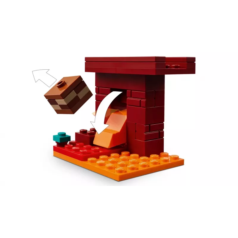 LEGO MINECRAFT 21266 La battaglia di lava del Nether