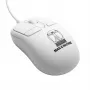 Mouse per computer ambidestro con filo ManMachine Mighty Mouse 5, USB Type-A, 5 tasti, bianco