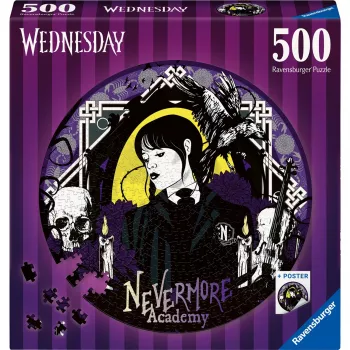 Puzzle rotondo Wednesday (500 pezzi)