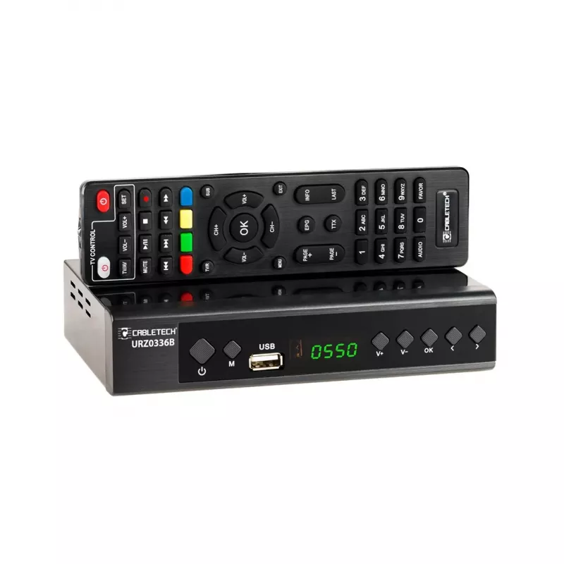 Cabletech URZ0336C sintonizzatore / decoder DVB-T2, H.265 HEVC