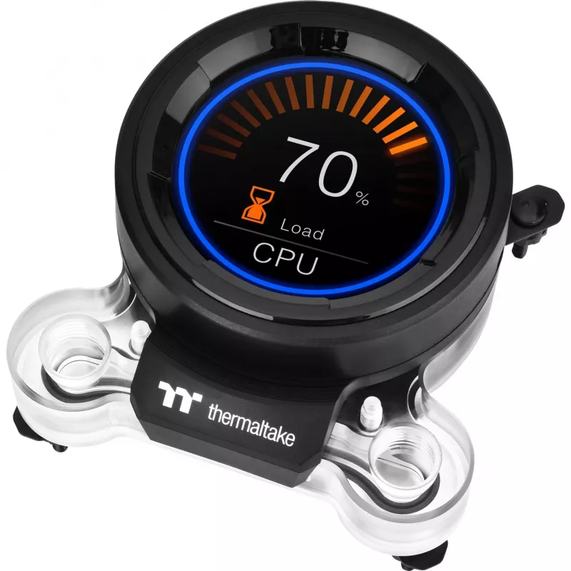 Raffreddamento a liquido Pacific MX2 Ultra waterblock CPU, rame, sensore di temperatura LCD 2,1 pollici