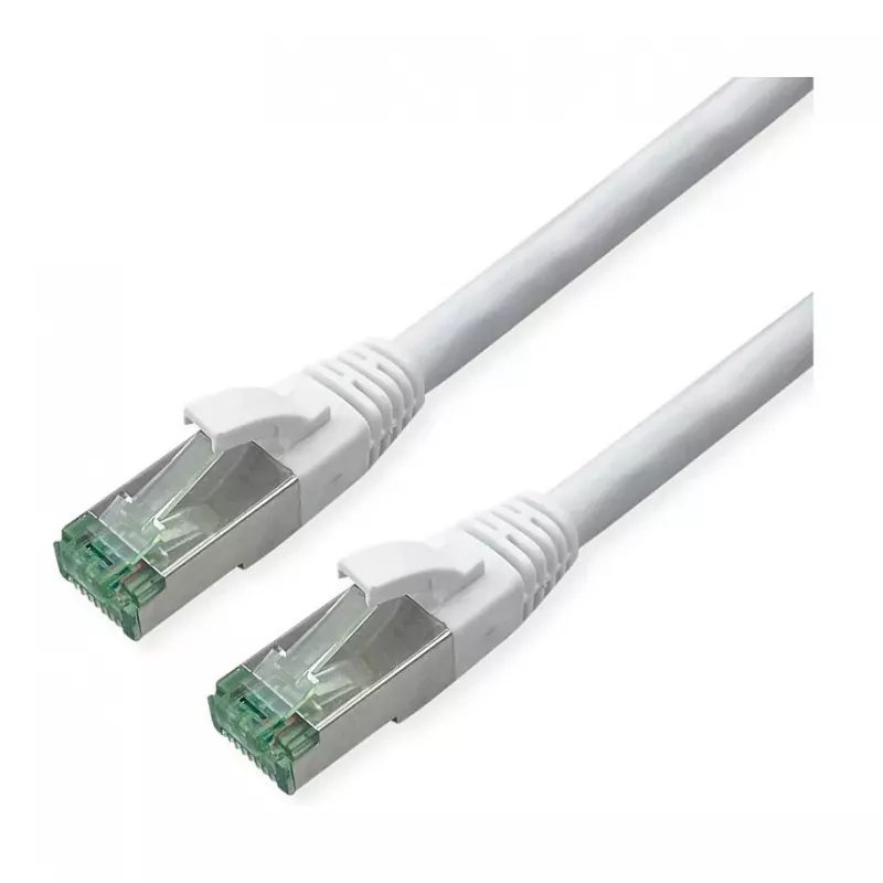 ROLINE RM Patchkabel Cat.6A S/FTP (PiMF), bianco, 2 m