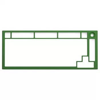 Top Frame Glorious GMMK PRO - verde (GLO-ACC-P75-TF-FG)