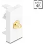 Adattatore DELOCK SMA connettore femmina su SMA connettore femmina — modello 90914, bianco