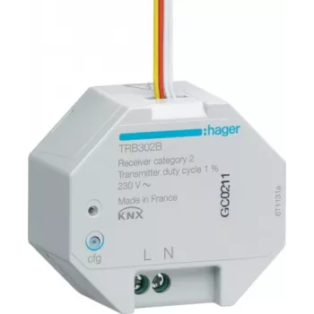 Ingresso radio KNX da incasso 2 canali 230V quicklink TRB302B (TRB302B)