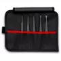 Pinzetta ESD Knipex 92 00 05 nero piatta a punta curva dritta