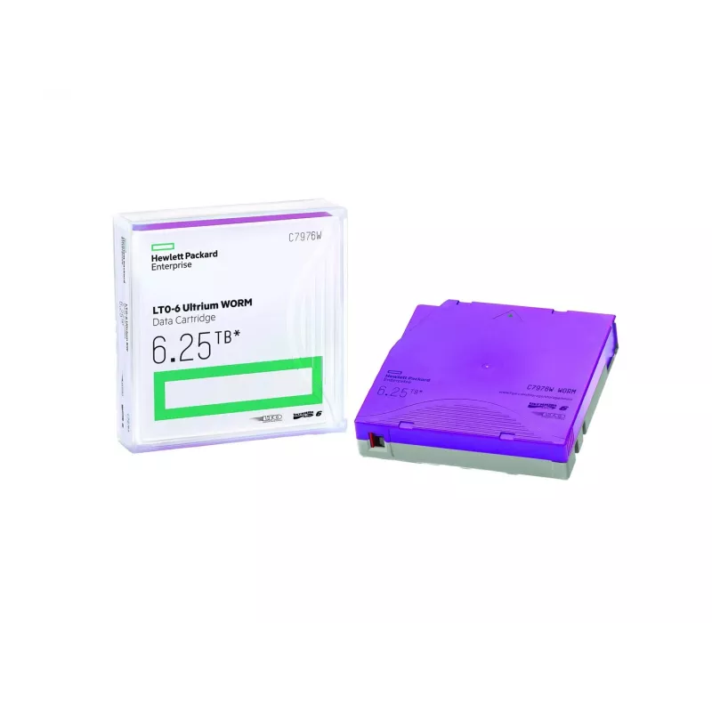 Cartuccia dati HPE LTO-6 Ultrium 6,25 TB WORM