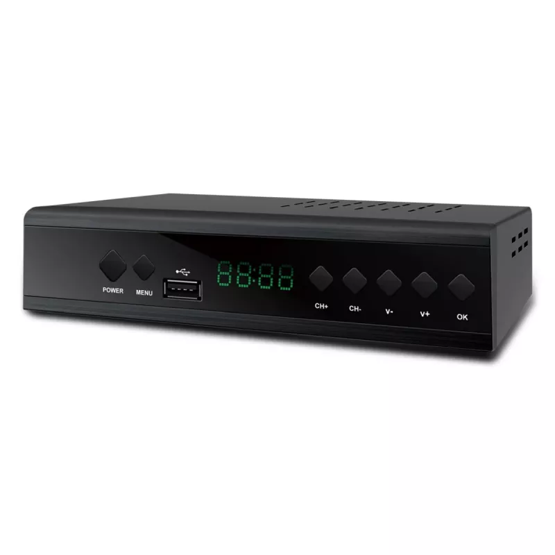 Extralink Home Tuner DVB-T2 Decoder TV digitale H.265 HEVC FULL HD USB HDMI + telecomando